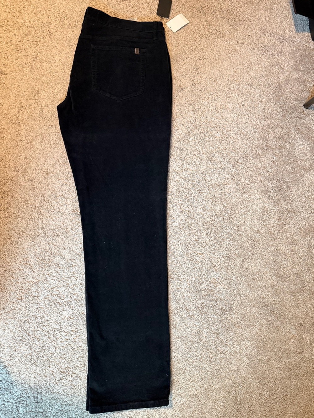 Joe's Jeans Men's Slim Straight Black Corduroy Jeans